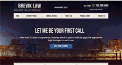 Desktop Screenshot of breviklaw.com